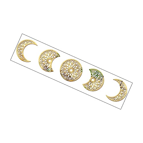 OSOLADY 3D Mond Wandaufkleber Selbstklebend aus für Schlafzimmer Wohnzimmer Badezimmer Abnehmbarer Selbstgemacht Mondspiegel Hingabe von OSOLADY