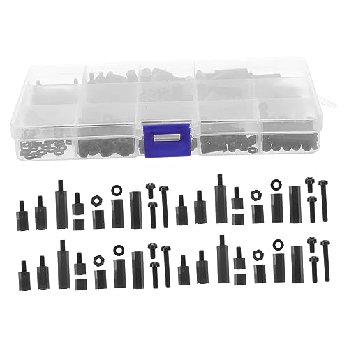 OSOLADY 1 Satz Nylon Schrauben und Mutternset mit Abstandshaltern Teiliges Sortiment für Pcb und Sensoranwendungen Hohe Stabilität Langlebige Nylonqualität Vielseitig Einsetzbar OSOLADY 1 Satz Nylon Schrauben und Mutternset mit Abstandshaltern Teiliges Sortiment für Pcb und Sensoranwendungen Hohe Stabilität Langlebige Nylonqualität Vielseitig Einsetzbar von OSOLADY
