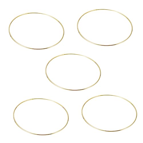 OSOLADY 1 Satz Teiliges Metallringe für DIY Dekoration Runde Eisenkränze Vielseitig Einsetzbar für Hochzeitskränze Wanddekoration und Handwerksprojekte von OSOLADY