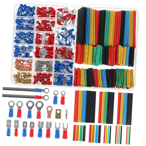 OSOLADY 1 Satz Terminal Schrumpfschlauch Crimpkabel Crimp Typ Drahtverdrahtungssatz Automotive Schrumpfring Terminal Fit Terminal Anschlüsse Crimp Anschlüsse Kabelverbinder Inline Für Pvc OSOLADY 1 Satz Terminal Schrumpfschlauch Crimpkabel Crimp Typ Drahtverdrahtungssatz Automotive Schrumpfring Terminal Fit Terminal Anschlüsse Crimp Anschlüsse Kabelverbinder Inline Für Pvc von OSOLADY