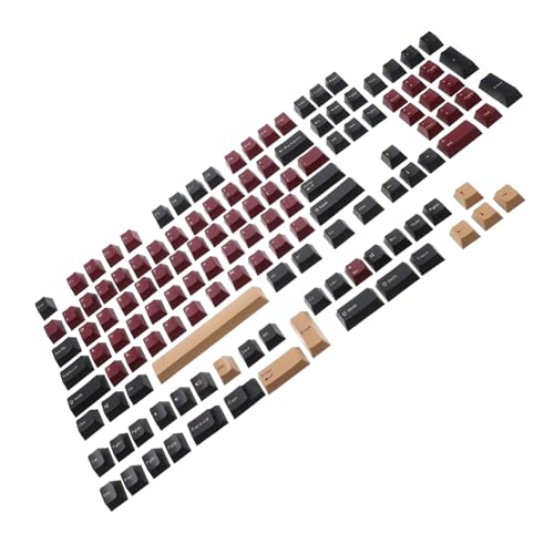 OSOLADY 1 Satz Von 136pcs Keyboard Key Caps Tastaturzubehör Tastaturschutz von OSOLADY