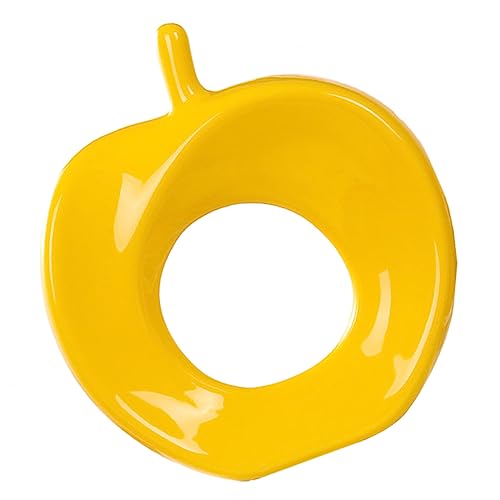 OSOLADY 1 Stück Apfel-Ornamente Gelbe Figuren kunstkeramik Keramik-Statue Keramikhandwerk Skulptur Desktop - Desktop-Dekoration Porzellan Yellow OSOLADY 1 Stück Apfel-Ornamente Gelbe Figuren kunstkeramik Keramik-Statue Keramikhandwerk Skulptur Desktop - Desktop-Dekoration Porzellan Yellow von OSOLADY