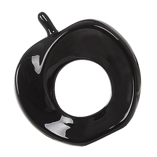 OSOLADY 1 Stück Apfel-Ornamente modern simulierter Apfel Figuren Wohnkultur Apfeldekor Wohnzimmerdekor Hausdekoration Porzellan Black OSOLADY 1 Stück Apfel-Ornamente modern simulierter Apfel Figuren Wohnkultur Apfeldekor Wohnzimmerdekor Hausdekoration Porzellan Black von OSOLADY