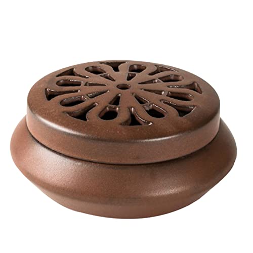 OSOLADY 1 Stück Räuchergefäß Räucherstäbchenhalter Weihrauch Brown Keramik OSOLADY 1 Stück Räuchergefäß Räucherstäbchenhalter Weihrauch Brown Keramik von OSOLADY