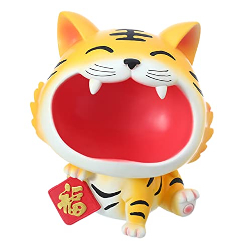 OSOLADY 1 Stück Tiger Aufbewahrungsbox aus Harz Süßes Tiger für Schreibtisch für Schlüssel Süßigkeiten und Geschenkidee für Freunde OSOLADY 1 Stück Tiger Aufbewahrungsbox aus Harz Süßes Tiger für Schreibtisch für Schlüssel Süßigkeiten und Geschenkidee für Freunde von OSOLADY