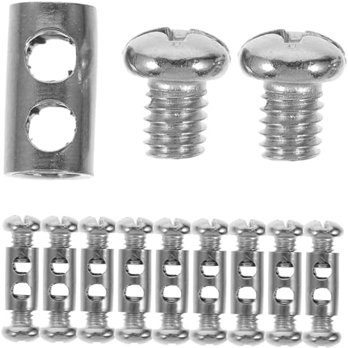 OSOLADY 10 Stück Bidirektional Drahtschließfach cable clips cable clamp - Drahtseilbefestiger Kabel sperren doppelt schrauben werkzeug Kabelclip-Befestigung Draht-Clip Kohlenstoffstahl OSOLADY 10 Stück Bidirektional Drahtschließfach cable clips cable clamp - Drahtseilbefestiger Kabel sperren doppelt schrauben werkzeug Kabelclip-Befestigung Draht-Clip Kohlenstoffstahl von OSOLADY