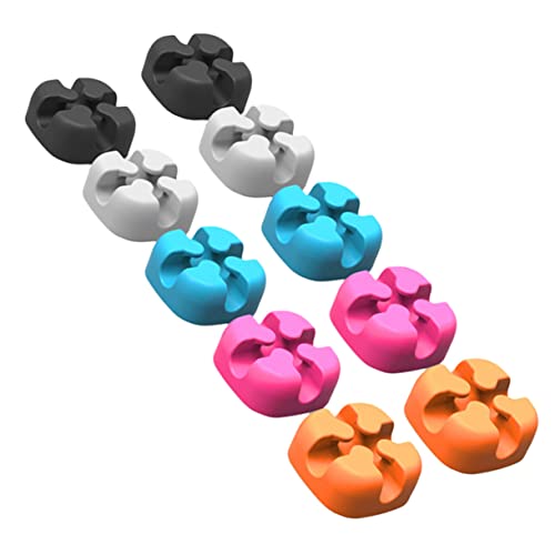 OSOLADY 10 Stück Selbstklebende Kabelhalter Clips Kabel Organizer für Schreibtisch Zuhause zur Sicheren Kabelführung OSOLADY 10 Stück Selbstklebende Kabelhalter Clips Kabel Organizer für Schreibtisch Zuhause zur Sicheren Kabelführung von OSOLADY