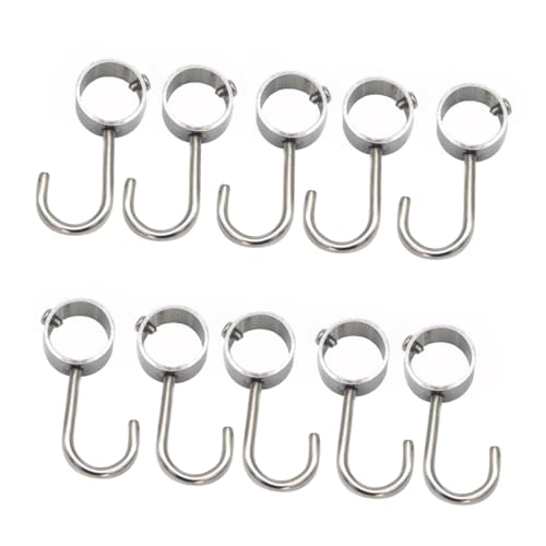 OSOLADY 10 Stück Teiliges Edelstahl Rohrhaken für Kleiderschrank Modernes Design Robuste Aufhängung für Kleidung Küche und Bad Einhängbar Langlebig und Praktisch OSOLADY 10 Stück Teiliges Edelstahl Rohrhaken für Kleiderschrank Modernes Design Robuste Aufhängung für Kleidung Küche und Bad Einhängbar Langlebig und Praktisch von OSOLADY