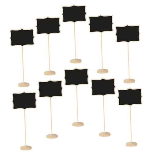OSOLADY 10 Stück Teiliges Mini kreidetafel Ständer Kleine Tischtafeln aus Holz Dekorative Aufsteller für Hochzeit Weihnachten Party und Tischkarten Abwischbar Vielseitige Memo boards OSOLADY 10 Stück Teiliges Mini kreidetafel Ständer Kleine Tischtafeln aus Holz Dekorative Aufsteller für Hochzeit Weihnachten Party und Tischkarten Abwischbar Vielseitige Memo boards von OSOLADY