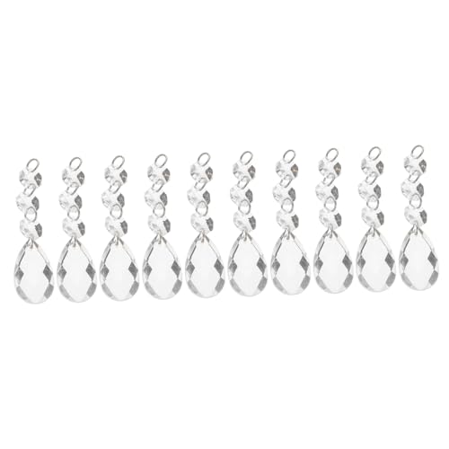 OSOLADY 10 Stück Teiliges Pendels für Deckenleuchten Aufhängedekorationen für Garten und Party Einfache Anwendung Leuchtendes Design für Festliche Anlässe von OSOLADY