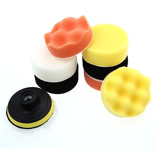OSOLADY 10 Stück Teiliges Polierpad für Auto Professionelle Woll und Schwamm Pads für Polieren und Versiegeln mit Bohradapter Geeignet für Detailarbeiten und Kleine Flächen OSOLADY 10 Stück Teiliges Polierpad für Auto Professionelle Woll und Schwamm Pads für Polieren und Versiegeln mit Bohradapter Geeignet für Detailarbeiten und Kleine Flächen von OSOLADY