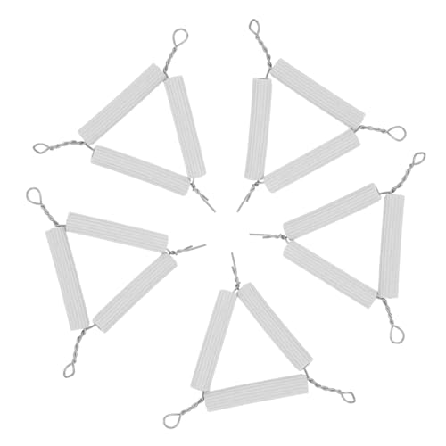 OSOLADY 10 Stück Tiegelständer Tiegelregal für Labore Tiegelhalter Dreieck Tiegelgestell dreiecksstütze Chemie-Labor Unterrichtsinstrumente Chemie-Experimentiergeräte Baumwolle Weiß OSOLADY 10 Stück Tiegelständer Tiegelregal für Labore Tiegelhalter Dreieck Tiegelgestell dreiecksstütze Chemie-Labor Unterrichtsinstrumente Chemie-Experimentiergeräte Baumwolle Weiß von OSOLADY