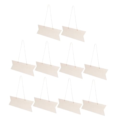 OSOLADY 10 Stück Unvollendete Dekorative Schilder für Diy Projekte Hängende Holzplaketten für Kreative Wandgestaltung Wohnräumen Schlafzimmern OSOLADY 10 Stück Unvollendete Dekorative Schilder für Diy Projekte Hängende Holzplaketten für Kreative Wandgestaltung Wohnräumen Schlafzimmern von OSOLADY
