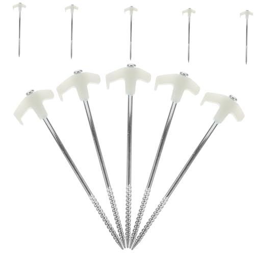 OSOLADY 10 Stück Zeltpflock Hochwertige Zeltheringe für Outdoor Aktivitäten Robuste Zeltanker für Camping Wandern Familienausflüge Leicht und Tragbar Sicherer Halt für Zelte und Planen von OSOLADY