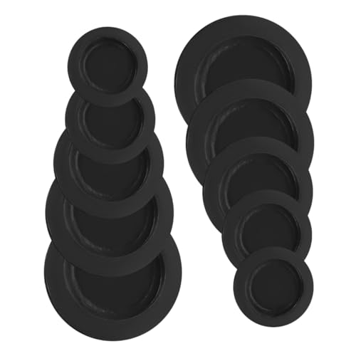 OSOLADY 10 Stücke Können Runde Gummi Stopper Sparschwein Stoppt Stecker Gläser Schwarz OSOLADY 10 Stücke Können Runde Gummi Stopper Sparschwein Stoppt Stecker Gläser Schwarz von OSOLADY