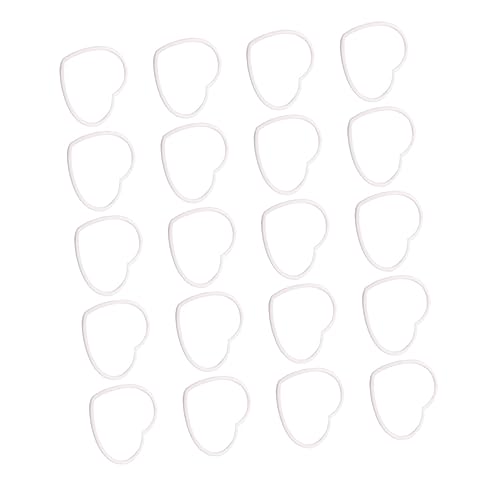 OSOLADY 10 Stücke Liebe Ring Hoop Hochzeit Dekoration Große Traum Makramee Schlüssel Herzen Schlafzimmer Ringe Form Kleine Acryl Weiß OSOLADY 10 Stücke Liebe Ring Hoop Hochzeit Dekoration Große Traum Makramee Schlüssel Herzen Schlafzimmer Ringe Form Kleine Acryl Weiß von OSOLADY