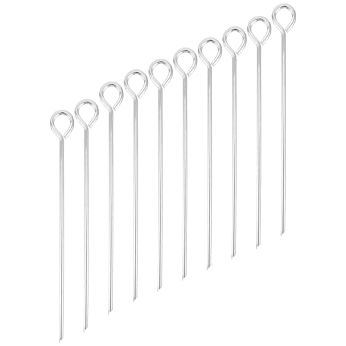 OSOLADY 10 Stücke Outdoor Camping Zeltpfähle Heavy Duty Stahlzelt Pegs Dauerhafter Zeltpfähle von OSOLADY