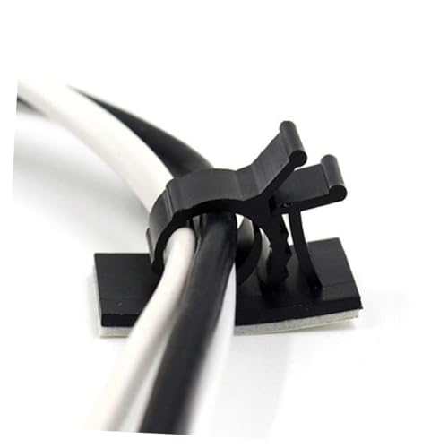OSOLADY 100 Stück Selbstklebende Kabelclips Verstellbar Kabelhalter Drahtklammern für Haushalt Kabelorganisation Glatten Oberflächen Wie Holz Glas Metall Kunststoff Schwarz OSOLADY 100 Stück Selbstklebende Kabelclips Verstellbar Kabelhalter Drahtklammern für Haushalt Kabelorganisation Glatten Oberflächen Wie Holz Glas Metall Kunststoff Schwarz von OSOLADY