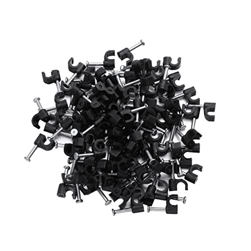 OSOLADY 100Stücke Kabel Organizer Clips Schwarz Kabelaufwicklung zur Befestigung von Telefonleitungen Stromkabeln für Ordentliche Oberflächen im Büro Zuhause OSOLADY 100Stücke Kabel Organizer Clips Schwarz Kabelaufwicklung zur Befestigung von Telefonleitungen Stromkabeln für Ordentliche Oberflächen im Büro Zuhause von OSOLADY