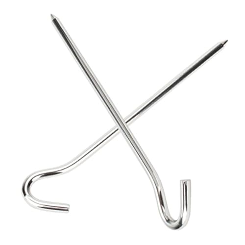 OSOLADY 10Stücke Campingzelt Markisenstifte Fragezeichenform Robust für Zeltverankerung Garten Langlebig OSOLADY 10Stücke Campingzelt Markisenstifte Fragezeichenform Robust für Zeltverankerung Garten Langlebig von OSOLADY