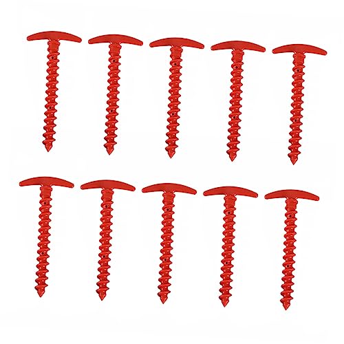 OSOLADY 10Stücke Hochwertige Pack Zeltpfähle Hochfestem Nylon Rotes Design für Camping Zeltfixierung und Sonnenschutz Langlebig Einsatz OSOLADY 10Stücke Hochwertige Pack Zeltpfähle Hochfestem Nylon Rotes Design für Camping Zeltfixierung und Sonnenschutz Langlebig Einsatz von OSOLADY