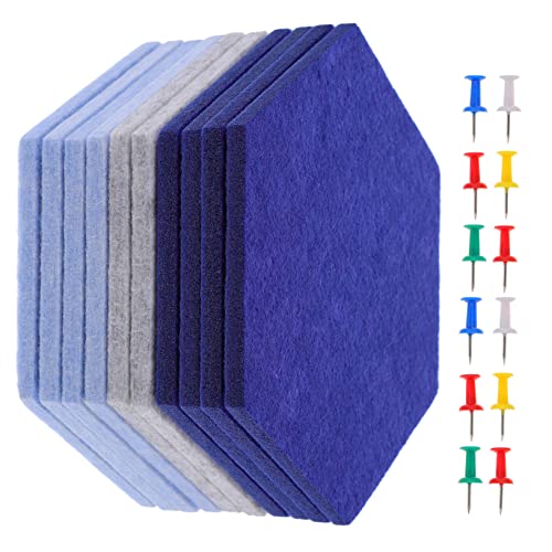 OSOLADY 10Stücke Sechseckige Filz Pinnwand Teiliges für Wanddekoration Installieren für Notizen und Kreative Gestaltung OSOLADY 10Stücke Sechseckige Filz Pinnwand Teiliges für Wanddekoration Installieren für Notizen und Kreative Gestaltung von OSOLADY