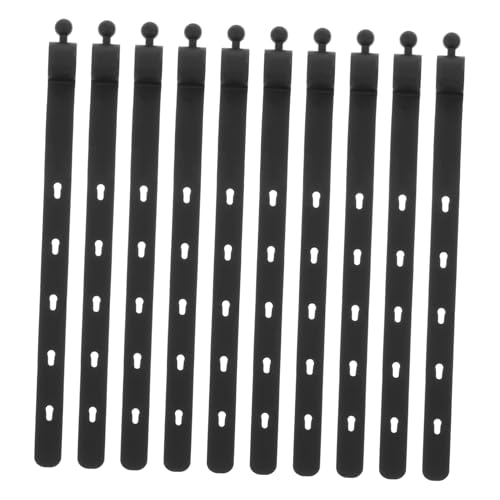 OSOLADY 10Stücke Silikon Kabelbinder Langlebige Kabel Organizer für Schreibtisch Büro Wiederverwendbar zur Kabelorganisation ohne Kabelgewirr OSOLADY 10Stücke Silikon Kabelbinder Langlebige Kabel Organizer für Schreibtisch Büro Wiederverwendbar zur Kabelorganisation ohne Kabelgewirr von OSOLADY