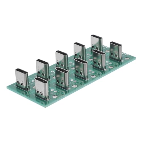 OSOLADY 10Stücke USB C Polige C Buchse PCB Testplatine für Einfache Installation Kompatibel mit USB C Kabeln Langlebig Vielseitig Nutzbar OSOLADY 10Stücke USB C Polige C Buchse PCB Testplatine für Einfache Installation Kompatibel mit USB C Kabeln Langlebig Vielseitig Nutzbar von OSOLADY