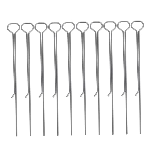 OSOLADY 10stücke Teiliger Kerzen Docht Halter Aus Robustem Metall Für DIY Kerzenherstellung Mit Sicheren Und Stabilen Dochtfixierungen Für Verschiedene Anwendungen Für Zuhause Und Büro von OSOLADY