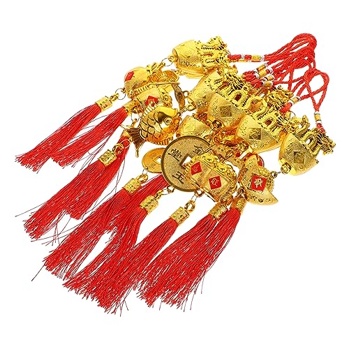 OSOLADY 10stücke Teiliges Chinesische Drachen Hängedekoration Frühlingsfest Für Neujahr Und Festliche Dekoration Im Traditionellen Stil Für Zuhause Und Auto OSOLADY 10stücke Teiliges Chinesische Drachen Hängedekoration Frühlingsfest Für Neujahr Und Festliche Dekoration Im Traditionellen Stil Für Zuhause Und Auto von OSOLADY