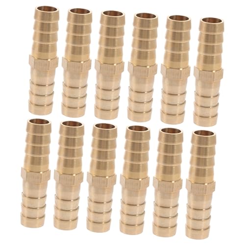 OSOLADY 12 Stück Teiliges Kupfer Pex Crimp Fittings Gerade Kupplung Rohrverbinder für Wasser und Gartenschläuche Korrosionsbeständig Chemikalienresistent Einfache Montage Langlebig und OSOLADY 12 Stück Teiliges Kupfer Pex Crimp Fittings Gerade Kupplung Rohrverbinder für Wasser und Gartenschläuche Korrosionsbeständig Chemikalienresistent Einfache Montage Langlebig und von OSOLADY