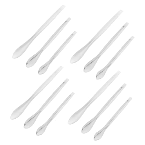 OSOLADY 12 Stück Teiliges Probenlöffel Laborspatel Präzisions Sampling Spoon Kleine Löffel für Laborproben und Dosierung OSOLADY 12 Stück Teiliges Probenlöffel Laborspatel Präzisions Sampling Spoon Kleine Löffel für Laborproben und Dosierung von OSOLADY