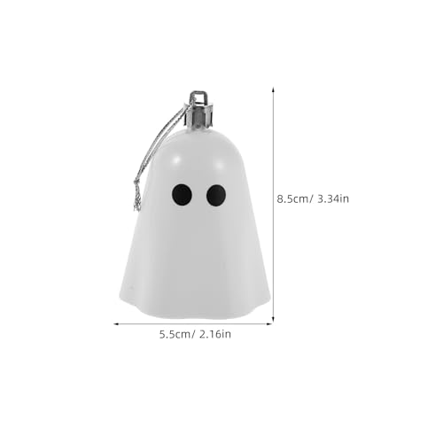 OSOLADY 12-teiliges Geister- : Halloween-Ornamente für den Baum – Mini-Geister-Hängeanhänger, Halloween-Dekorationen – für das Homeoffice oder Partyräume von OSOLADY