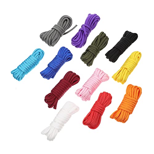 OSOLADY 12Rollen Camping Seile Geflochtene für Zelte Regenschirme Outdoor Aktivitäten Wetterfeste Abspannseile pro Zufällige Farben für Camping OSOLADY 12Rollen Camping Seile Geflochtene für Zelte Regenschirme Outdoor Aktivitäten Wetterfeste Abspannseile pro Zufällige Farben für Camping von OSOLADY