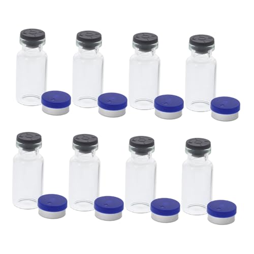 OSOLADY 12er-pack Schnapsflaschen Aus Glas Flaschen Mit Deckel 3-ml-fläschchen Zur Aufbewahrung Von Flüssigkeiten von OSOLADY