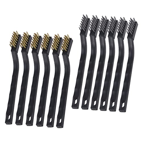 OSOLADY 12Stücke Mini Drahtbürste aus Kupfer und Effektive für Rost und Enge Räume für Maschinen und Ausrüstung Langlebig und Praktisch OSOLADY 12Stücke Mini Drahtbürste aus Kupfer und Effektive für Rost und Enge Räume für Maschinen und Ausrüstung Langlebig und Praktisch von OSOLADY
