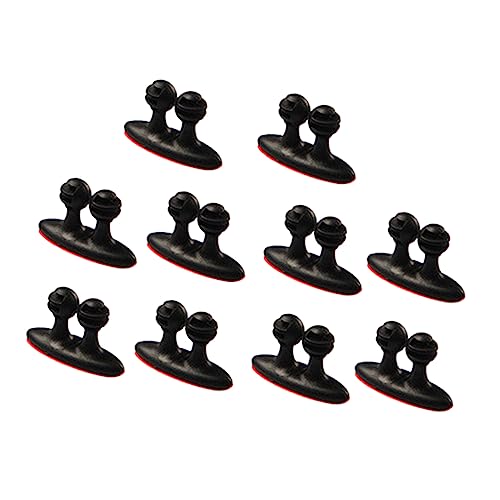 OSOLADY 16Stücke Kabelclip Halter für Auto Schreibtisch Praktische Kabelbinder zur Organisation von Ladegeräten und Kabeln Schwarz Multifunktional und Leicht zu Entfernen OSOLADY 16Stücke Kabelclip Halter für Auto Schreibtisch Praktische Kabelbinder zur Organisation von Ladegeräten und Kabeln Schwarz Multifunktional und Leicht zu Entfernen von OSOLADY