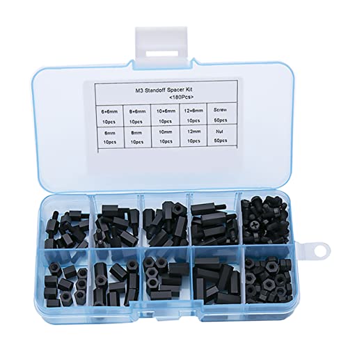 OSOLADY 180 Stück Nylon Abstandshalter für Motherboards Abstandshalter mit Weißer Aufbewahrungsbox für Elektronik Pc Boards Diy Projekte OSOLADY 180 Stück Nylon Abstandshalter für Motherboards Abstandshalter mit Weißer Aufbewahrungsbox für Elektronik Pc Boards Diy Projekte von OSOLADY