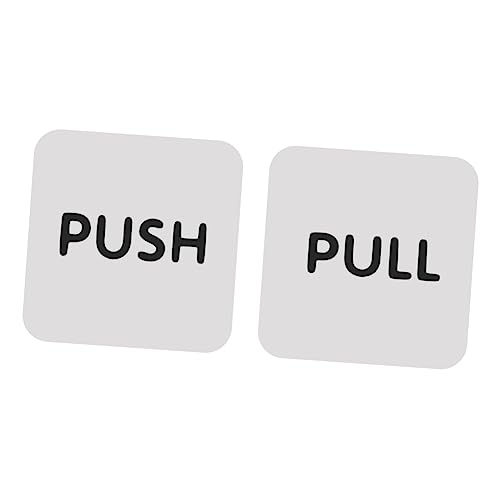 OSOLADY 1Paar Selbstklebende Push Pull Türaufkleber für Glatte Oberflächen Weiß für Salon Büro Restaurant Badezimmer Geschäfte OSOLADY 1Paar Selbstklebende Push Pull Türaufkleber für Glatte Oberflächen Weiß für Salon Büro Restaurant Badezimmer Geschäfte von OSOLADY