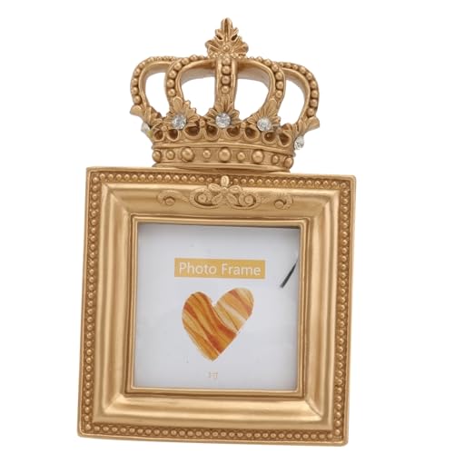 OSOLADY 1Pc Fotorahmen Fancy Silber Bilderrahmen Schiene Dekorative Bild Gold Vintage Rahmen Galerie Krone Bilderrahmen Barock Rahmen Große Mini Bilderrahmen Quadratisch A4 Golden Zum OSOLADY 1Pc Fotorahmen Fancy Silber Bilderrahmen Schiene Dekorative Bild Gold Vintage Rahmen Galerie Krone Bilderrahmen Barock Rahmen Große Mini Bilderrahmen Quadratisch A4 Golden Zum von OSOLADY