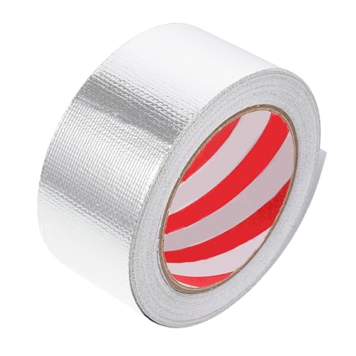 OSOLADY 1Rolle Aluminiumfolienband Langlebiges Hitzebeständiges Reparaturband für Innen Außen Selbstklebend für Rohrabdichtungen und Schutz von Auspuffrohren OSOLADY 1Rolle Aluminiumfolienband Langlebiges Hitzebeständiges Reparaturband für Innen Außen Selbstklebend für Rohrabdichtungen und Schutz von Auspuffrohren von OSOLADY