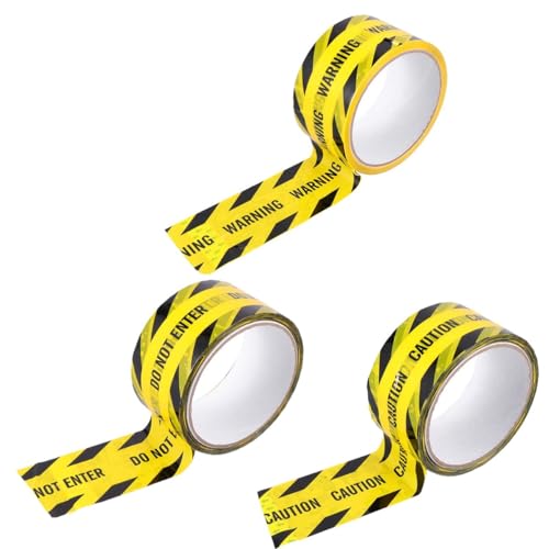 OSOLADY 1Rolle Warnband für Selbstklebendes Sicherheitsstreifenband Gelb für Rohre für Baustellen und Rutschige Oberflächen OSOLADY 1Rolle Warnband für Selbstklebendes Sicherheitsstreifenband Gelb für Rohre für Baustellen und Rutschige Oberflächen von OSOLADY