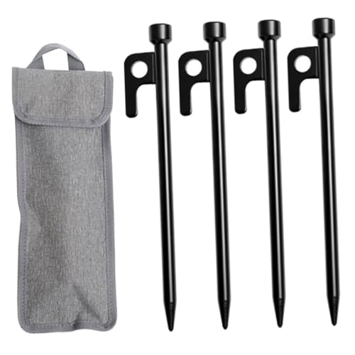 OSOLADY 1Satz Camping Zelt Heringe Metall Zeltnägel mit Handtasche Robustes Design für Windfestes Zelten und Outdoor Aktivitäten Teiliges für Herren von OSOLADY