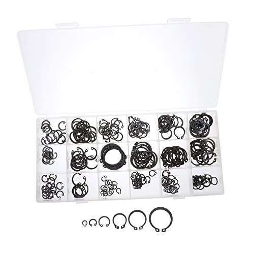 OSOLADY 1Satz Clip aus Kohlenstoffstahl Schnappring Sortiment Externe Ringe Korrosionsbeständig zum Austausch Defekter Schnappringe OSOLADY 1Satz Clip aus Kohlenstoffstahl Schnappring Sortiment Externe Ringe Korrosionsbeständig zum Austausch Defekter Schnappringe von OSOLADY