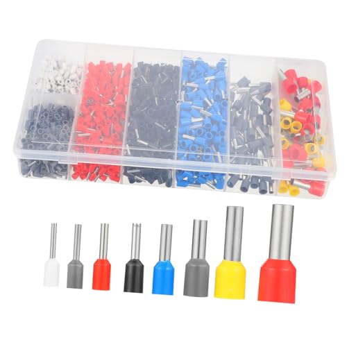 OSOLADY 1Satz Crimp Anschlüsse für Ferrule Drahtenden Kaltgepresste Verbindungsklemmen mit Hochwertigem Crimpwerkzeug für Din Schienenanwendungen Präzise OSOLADY 1Satz Crimp Anschlüsse für Ferrule Drahtenden Kaltgepresste Verbindungsklemmen mit Hochwertigem Crimpwerkzeug für Din Schienenanwendungen Präzise von OSOLADY