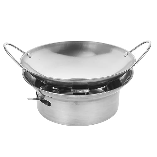 OSOLADY 1Satz Hot Pot Mit Alkoholkocher Tragbarer Kochtopf Für Camping Nudeln Meeresfrüchten Und Suppen Langlebig Und Korrosionsbeständig OSOLADY 1Satz Hot Pot Mit Alkoholkocher Tragbarer Kochtopf Für Camping Nudeln Meeresfrüchten Und Suppen Langlebig Und Korrosionsbeständig von OSOLADY