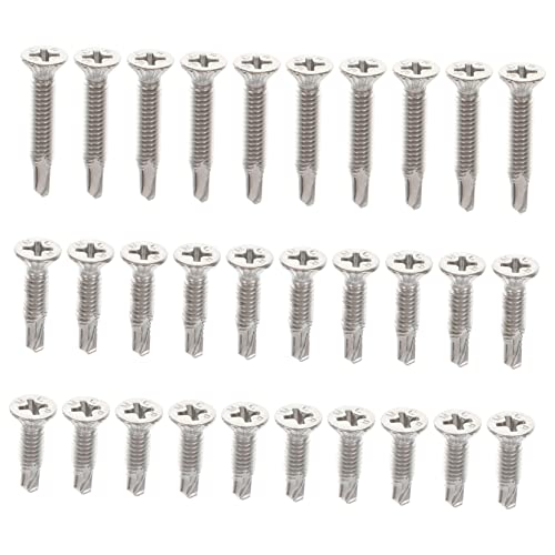 OSOLADY 1Satz Selbstbohrende Edelstahlschrauben Hochwertige Selbstschneidende für Metall Feuchtigkeitsdicht OSOLADY 1Satz Selbstbohrende Edelstahlschrauben Hochwertige Selbstschneidende für Metall Feuchtigkeitsdicht von OSOLADY