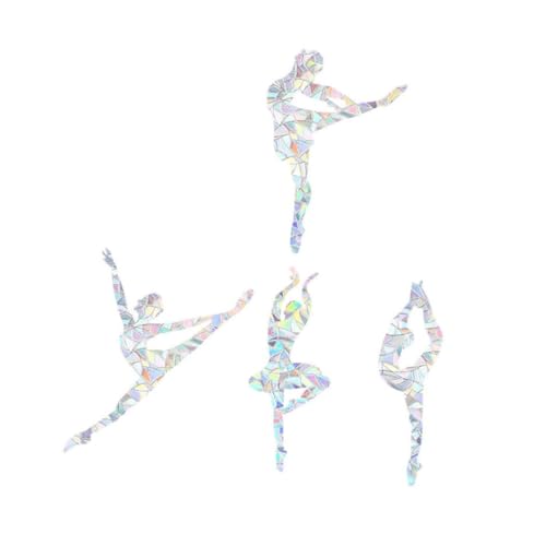 OSOLADY 1Satz Selbstklebende Ballett Fensteraufkleber mit Zarten Tänzerinnen Motiven Dekorativ für Fenster Türen und für Festliche Anlässe und Kreative Raumgestaltung OSOLADY 1Satz Selbstklebende Ballett Fensteraufkleber mit Zarten Tänzerinnen Motiven Dekorativ für Fenster Türen und für Festliche Anlässe und Kreative Raumgestaltung von OSOLADY