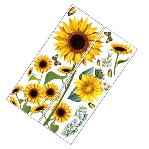 OSOLADY 1Satz Sonnenblumen Wandaufkleber Selbstklebende Blumen DIY Wanddeko für Wohnzimmer und Schlafzimmer Material Teilig Langlebig und Pflegeleicht OSOLADY 1Satz Sonnenblumen Wandaufkleber Selbstklebende Blumen DIY Wanddeko für Wohnzimmer und Schlafzimmer Material Teilig Langlebig und Pflegeleicht von OSOLADY