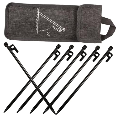 OSOLADY 1Satz Zeltstifte für Outdoor Aktivitäten Teiliges mit Metall Heringen und Tragetasche für Camping Windschutz und Zeltsicherung OSOLADY 1Satz Zeltstifte für Outdoor Aktivitäten Teiliges mit Metall Heringen und Tragetasche für Camping Windschutz und Zeltsicherung von OSOLADY